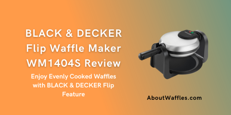 BLACK & DECKER Flip Waffle Maker WM1404S Review | Enjoy Evenly Cooked Waffles with BLACK+DECKER Flip Feature