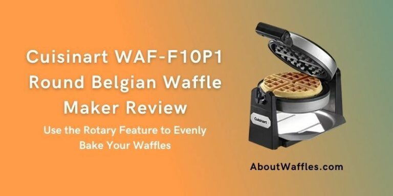 Cuisinart WAF-F10P1 Round Belgian Waffle Maker Review | Use the Rotary Feature to Evenly Bake Your Waffles