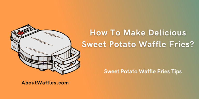 Sweet Potato Waffle Fries Recipe | A Healthy Brunch