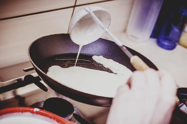 Make Pancake Looking Waffles In A Frying-Pan