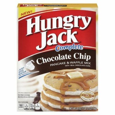 Hungry Jack complete chocolocate chip pancake