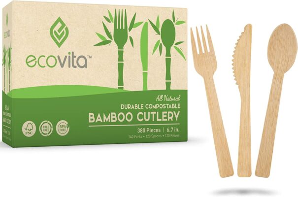 Bamboo Silverware Set