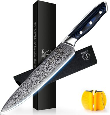 FANTECK 8-Inch Professional Damascus Chef Knife