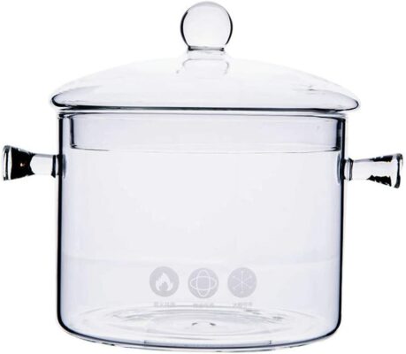 KINO Glass Clear Pasta Instant Noodle Pot