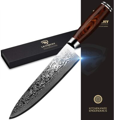LEVINCHY Damascus Chef's Knife 8 inch