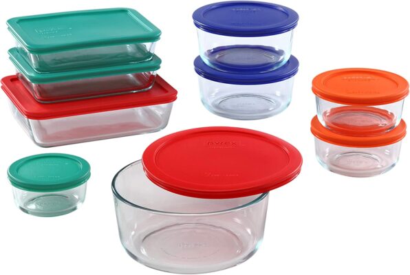 Pyrex Simply Store 18-Pc Glass Food Storage Containers