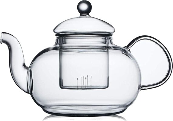 CnGlass 33.8oz Glass Teapot