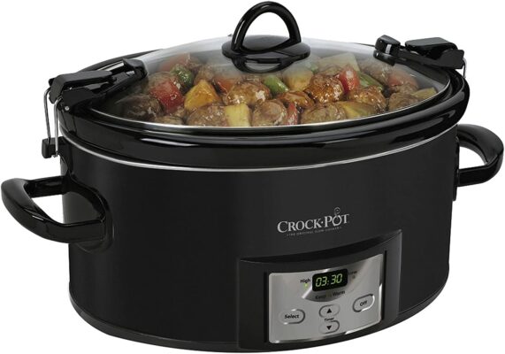 Crock Pot Cook n Carry Programmable Countdown Slow Cooker